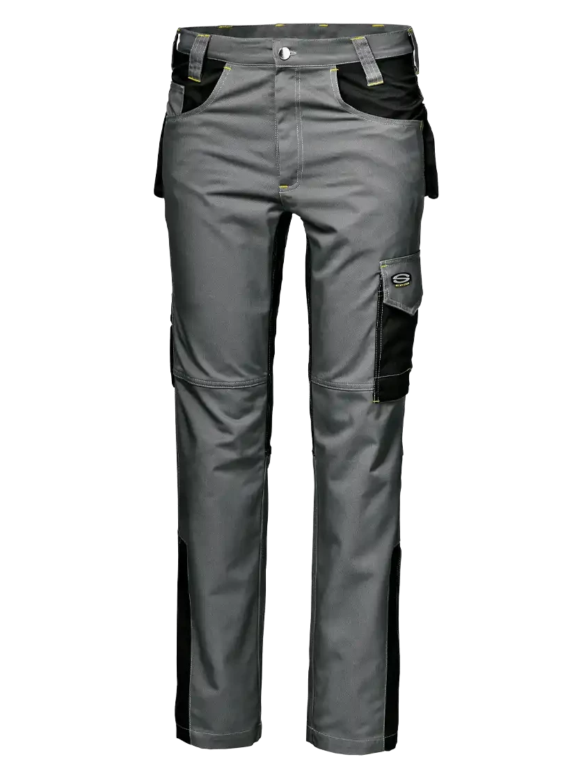 SIR SAFETY FUSION TROUSERS MASSAUA, SLATE GREY/BLACK