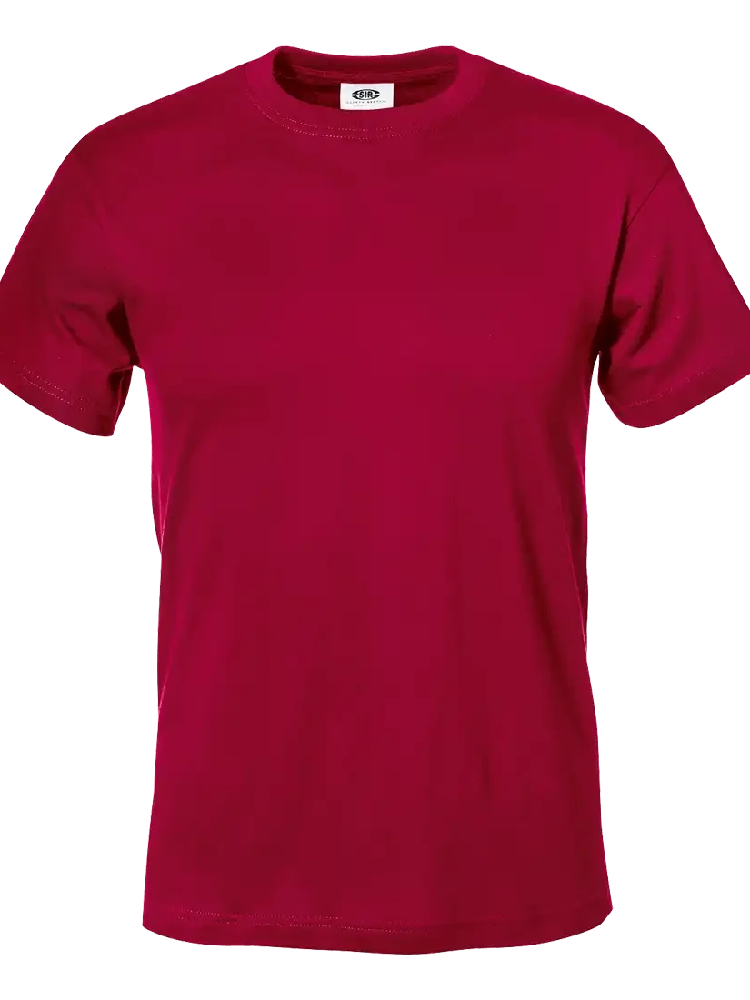 SIR SAFETY SIRFLEX T-SHIRT, BURGUNDY - Pack of 12 Pieces